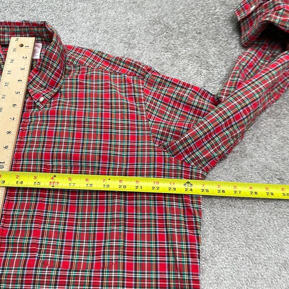 Brooks Brothers Button Down Shirt Mens 16 XL Multicolor Plaid Cotton Outdoor - Picture 7 of 9